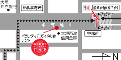 神輿のルートマップ