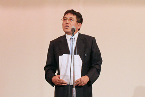 谷川武光同窓会長挨拶